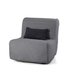 Sillón cama Salobreña en color gris. 90 CM (ANCHO) x 90 CM (Fondo) x 80 CM (ALTO)