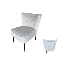 Sillón de diseño modelo Boutique color gris. 73 cm(ancho) 79 cm(altura) 54 cm(fondo)