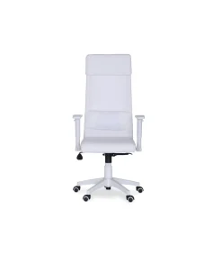 Sillón despacho regulable en altura Airflow en color blanco 120/128cm(alto) 65cm(ancho) 65cm(fondo).