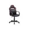 Sillón giratorio Xtr Junior regulable en altura en símil piel negro/rojo, 98-108 cm(alto)60 cm(ancho)60 cm(largo)