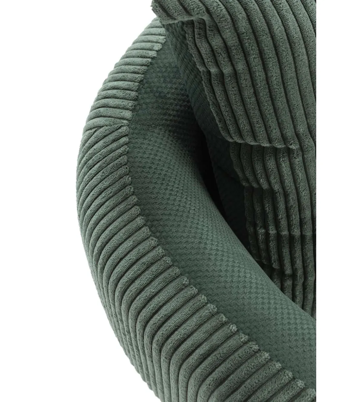 Sillón modelo Bali tapizado textil verde, 75cm(alto) 73cm(ancho) 78cm(largo)