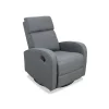Sillón relax manual Confor tapizado gris oscuro, 74cm(Ancho) 95cm (Fondo) 101cm(Alto)