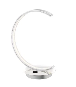 Sobremesa led modelo Uber acabado cromo 27 cm(alto)13 cm(ancho)20 cm(largo)