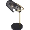 Sobremesa modelo Geranio en color negro y dorado 45 cm(alto)26 cm(ancho)24 cm(fondo)