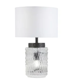 Sobremesa modelo Malmo acabado cristal, 49cm(alto) 30cm(ancho) 30cm(fondo)