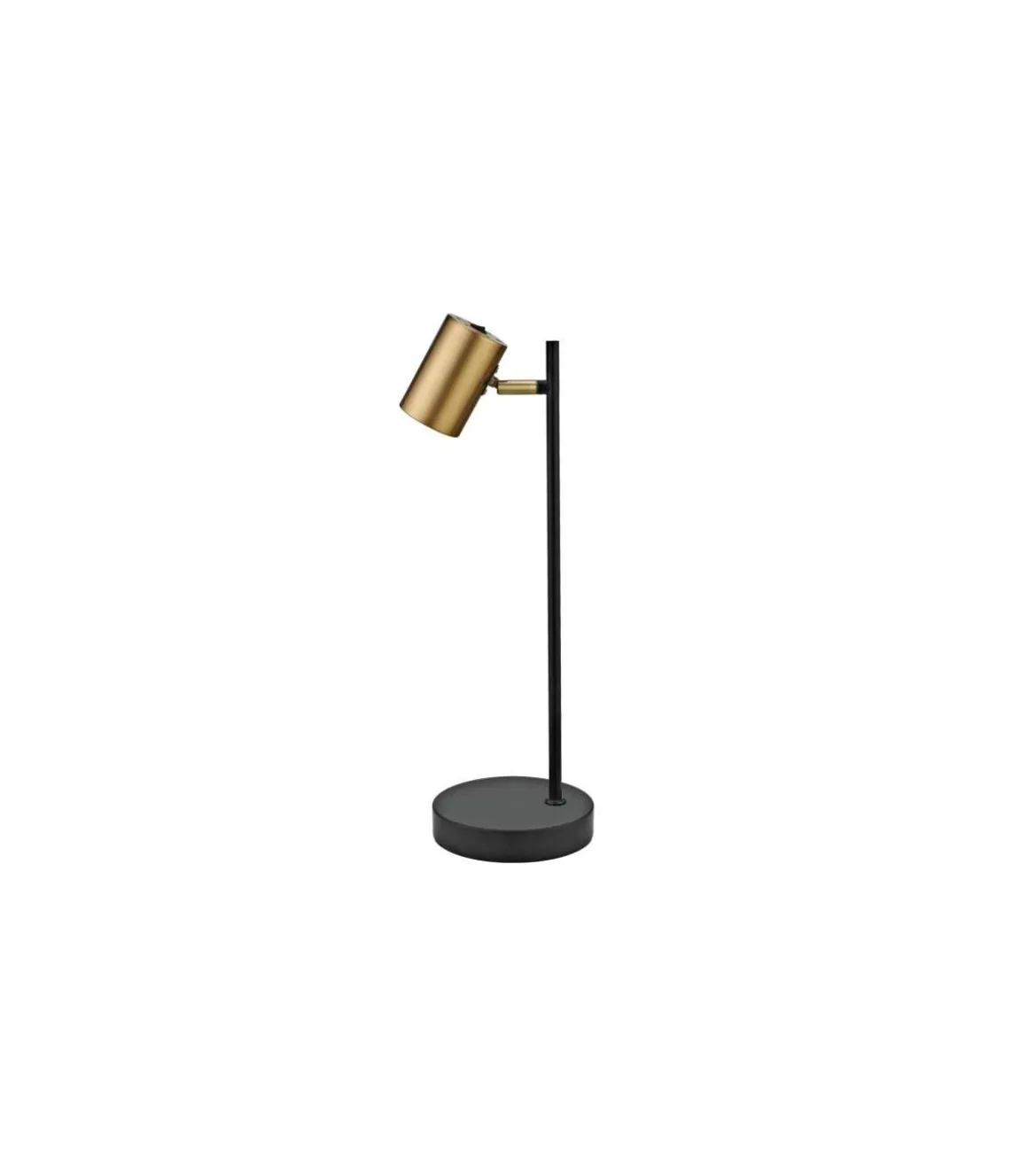 Sobremesa modelo Paros acabado negro/cuero, 15cm(ancho) 45cm(alto) 15cm(fondo).