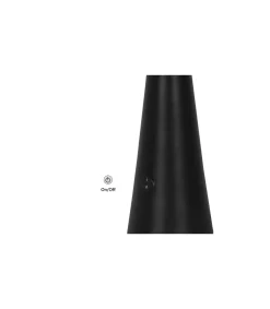Sobremesa modelo Patrick acabado negro, 46cm(alto) 15cm(ancho) 15cm(fondo.