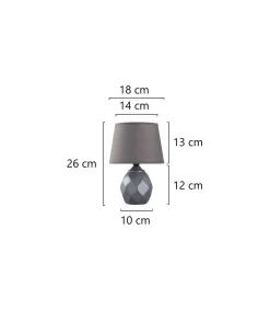 Sobremesa modelo Platón acabado marrón, 27m(alto) 18(ancho) 18(fondo.
