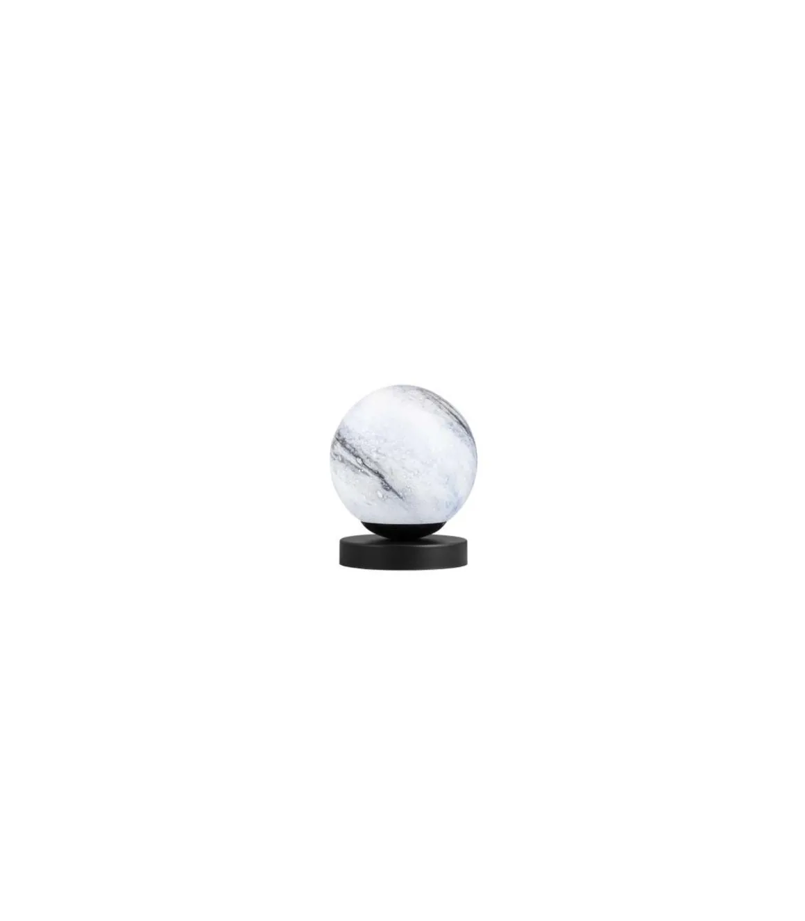 Sobremesa modelo Salem acabado blanco/negro, 17cm(alto) 14cm(ancho) 14cm(fondo.
