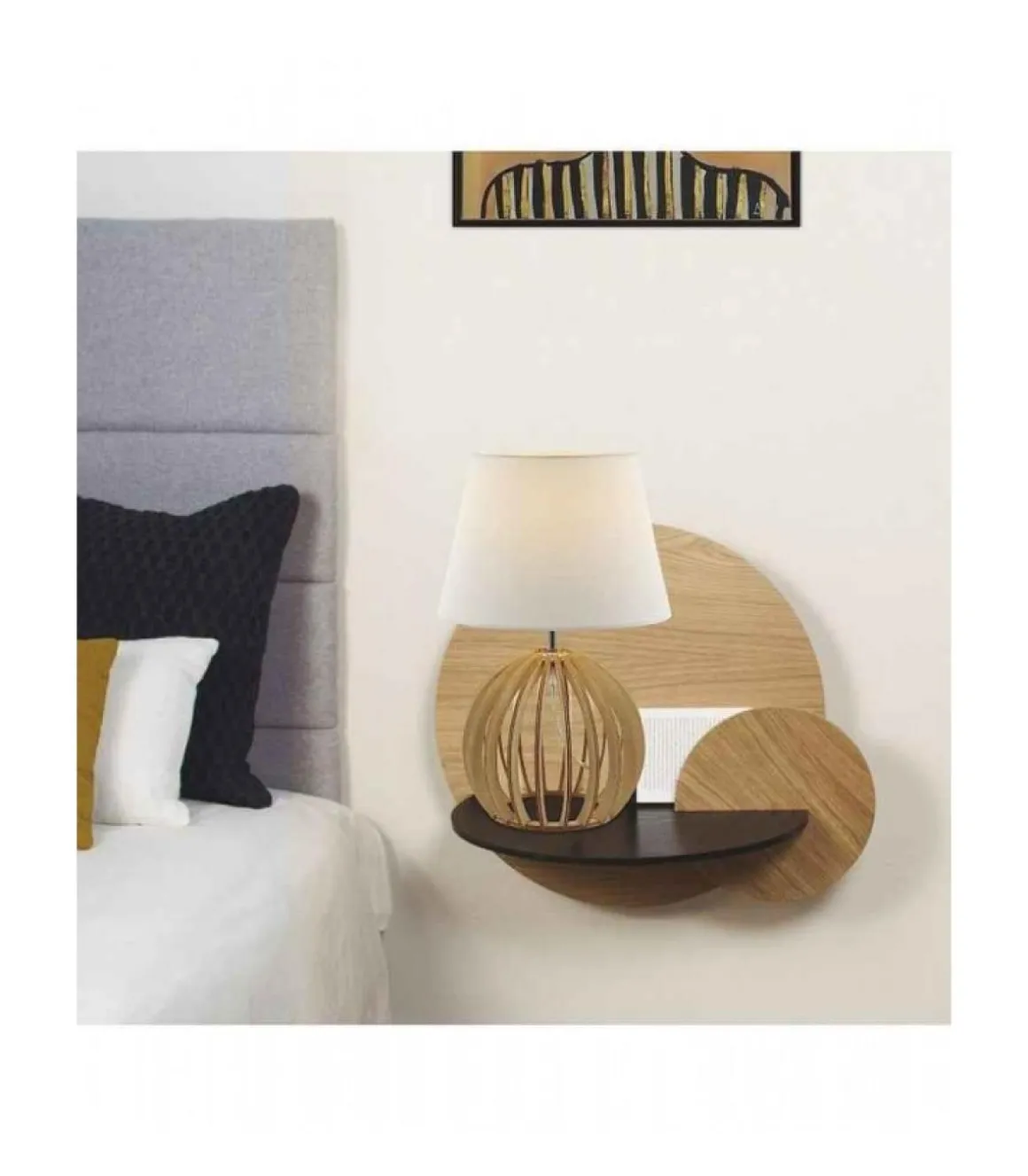 Sobremesa modelo Sereno acabado madera 41cm(alto) 25cm(ancho) 25cm(fondo)