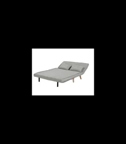 Sofá cama Ensueño en tela gris. 130cm(ancho) 78cm(fondo) 82cm (alto)