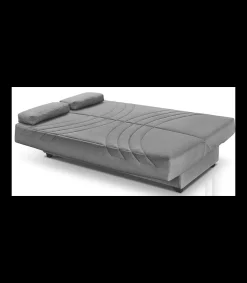Sofá cama Lourdes en tela gold gris. 190cm(ancho) 100cm(fondo) 100cm (alto)
