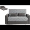 Sofá cama Niguelas en tela gris oscuro. 170 CM (ANCHO) x 110 CM (Fondo) x 80 CM (ALTO)