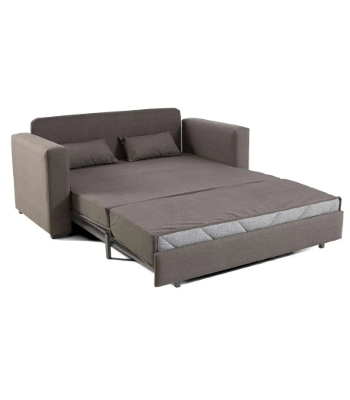 Sofá cama Niguelas en tela gris oscuro. 170 CM (ANCHO) x 110 CM (Fondo) x 80 CM (ALTO)