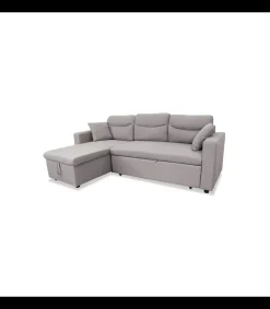 Sofá Chaiselongue cama Rivas tapizado champagne, 223cm(ancho) 145cm(fondo) 102cm(altura).