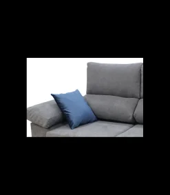 Sofá dos plazas Alvaro tapizado gris, 160 cm (Ancho) x 88 cm (Fondo) x 97 cm (Alto)