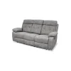 Sofá relax tres plazas Murcia tapizado cemento, 208cm(Ancho) 97cm (Fondo) 105cm(Alto)