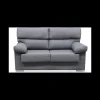 Sofá tres plazas Asdrúbal tapizado gris, 180 cm (Ancho) x 88 cm (Fondo) x 97 cm (Alto)