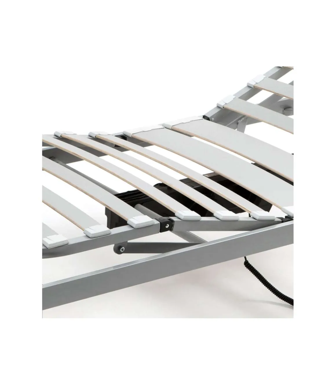 Somier articulado de laminas de madera de colchones.es motorizado 5 planos de 80x190cm.