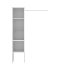 Vestidor Basico para dormitorio 3 baldas acabado blanco 185,5 cm(alto)137,5 cm(ancho)40,2 cm(fondo)