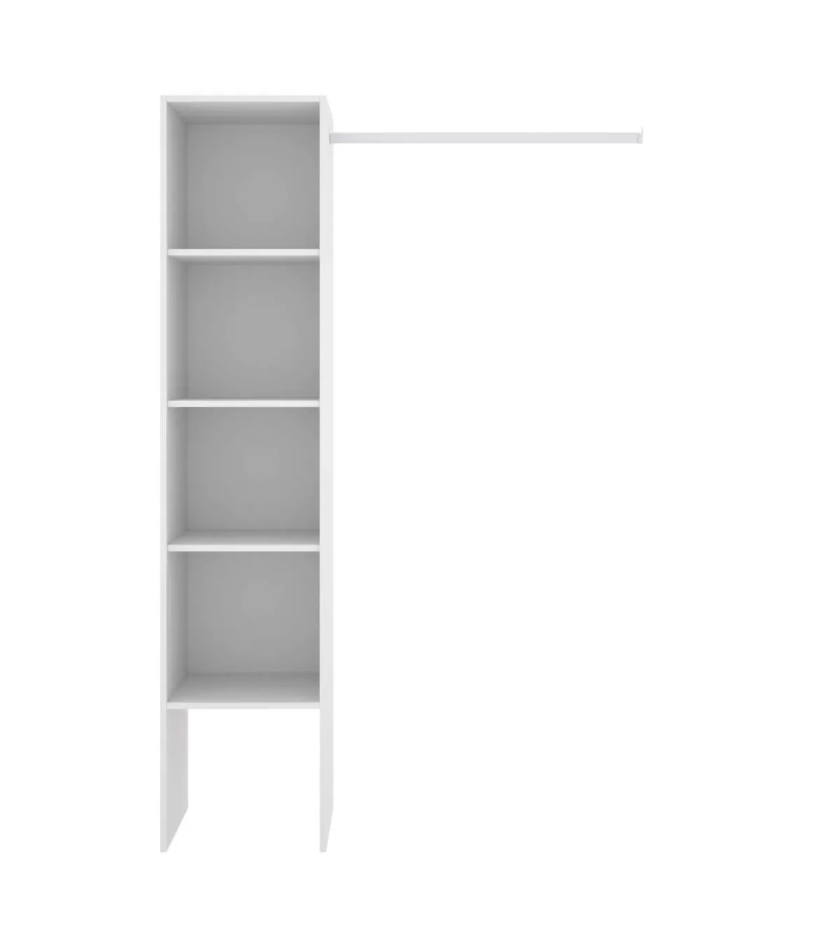 Vestidor Basico para dormitorio 3 baldas acabado blanco 185,5 cm(alto)137,5 cm(ancho)40,2 cm(fondo)