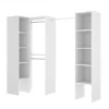 Vestidor de rincón Luz color Blanco 226cm (ancho) 79.4 cm (fondo) 185 cm (alto)