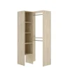 Vestidor de rincón Sol color Natural 79.4cm (ancho) 88.4 cm (fondo) 185.5 cm (alto)