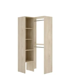 Vestidor de rincón Sol color Natural 79.4cm (ancho) 88.4 cm (fondo) 185.5 cm (alto)