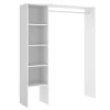 Vestidor Siles para dormitorio 3 baldas acabado blanco 187 cm(alto)140 cm(ancho)40 cm(fondo)
