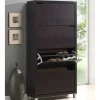 Zapatero 4 puertas kubox acabado capuchino 79cm(ancho) 155cm(altura) 24cm(fondo)
