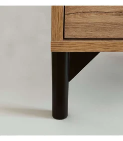 Zapatero 4 puertas Tokio en roble gold. 101cm(ancho) 96.5cm(altura) 33cm(fondo)